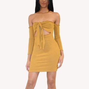 Miriam Dress- Mustard